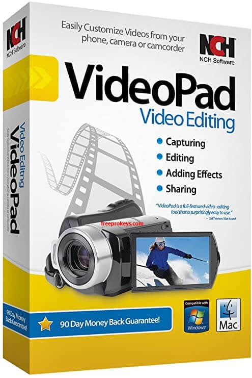 VideoPad Video Editor Pro 13.37 Crack With Keygen 2023 Free Download